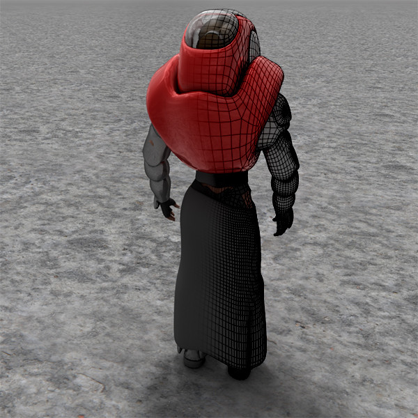 3d girl futuristic armored suit - Futuristic Armored Girl by scyrus